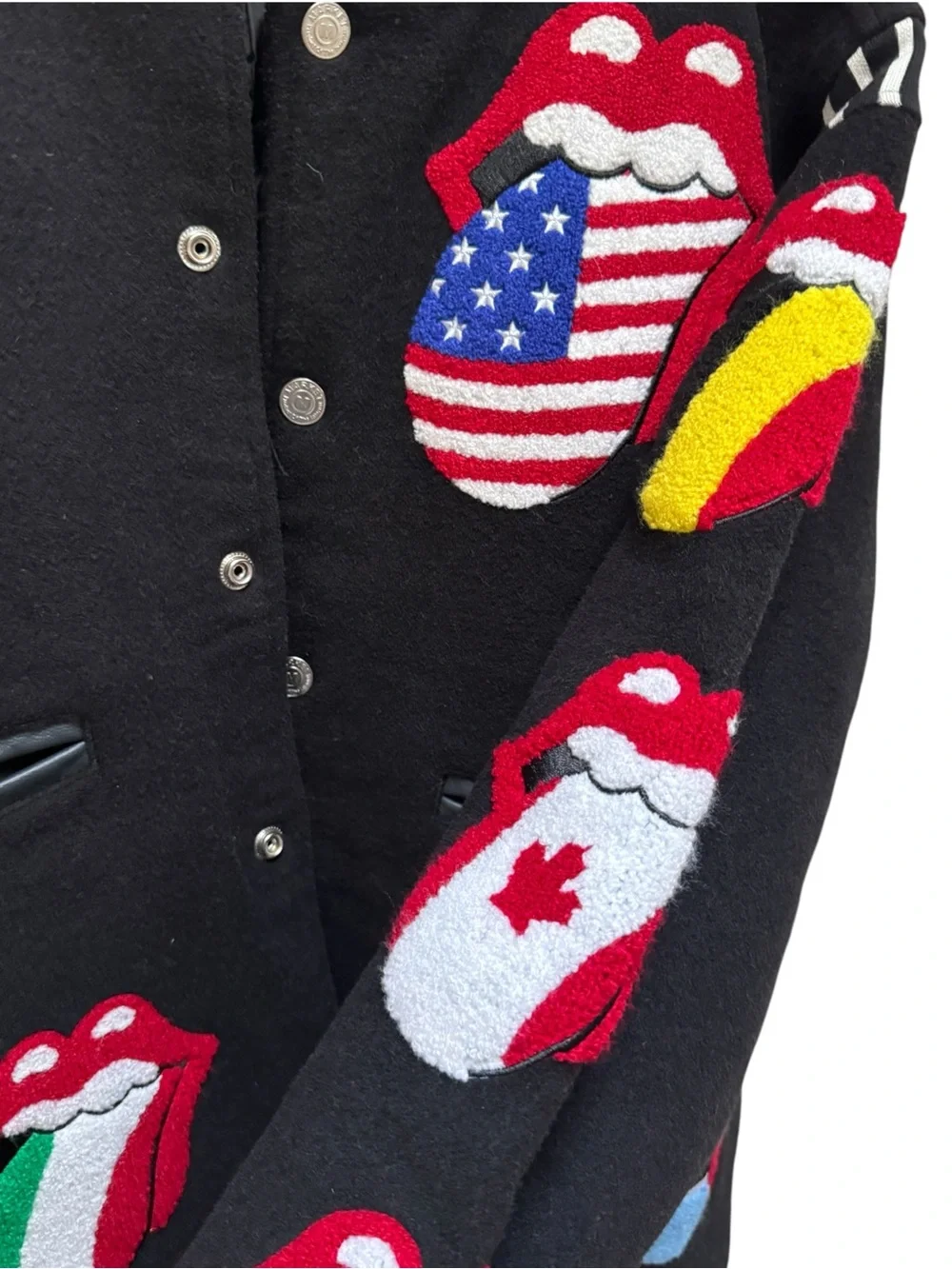 Rolling Stones x Market “Gimme Shelter” Varsity Jacket